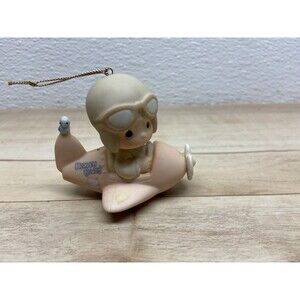 Vtg 1984 Enesco Precious Moments Have A Heavenly Christmas Ornament Figurine